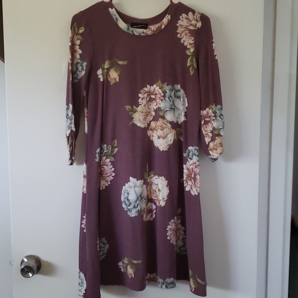 Fortune & Ivy Barbara French Terry Dress